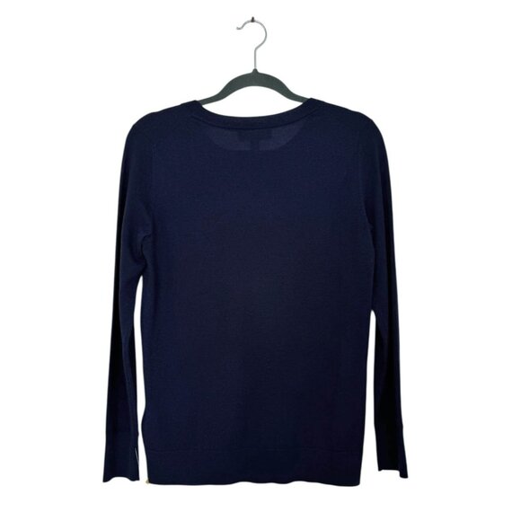 Banana Republic 100% Merino Wool Sweater Navy S - Picture 3 of 5